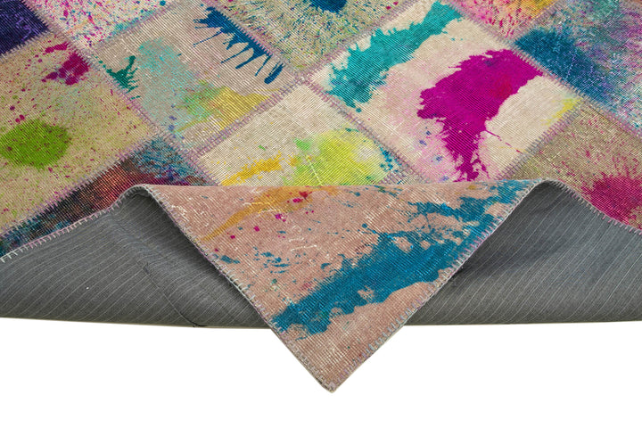 7x10 Multicolor Patchwork Rug - 31346