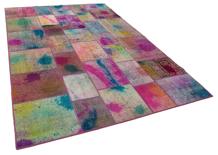 6x10 Multicolor Patchwork Rug - 31349