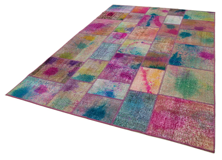 6x10 Multicolor Patchwork Rug - 31349
