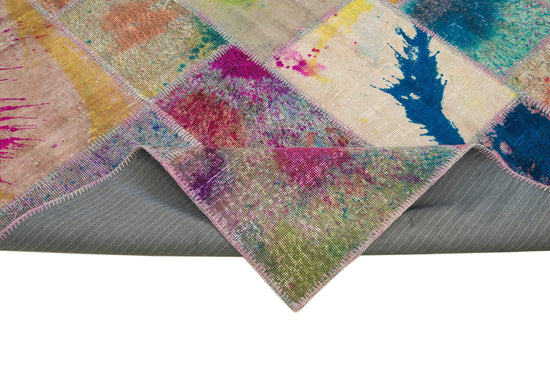 7x10 Multicolor Patchwork Rug - 31354