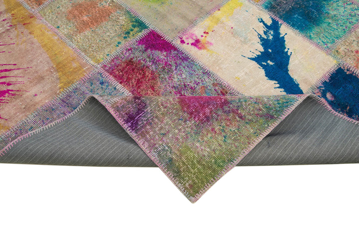 7x10 Multicolor Patchwork Rug - 31354