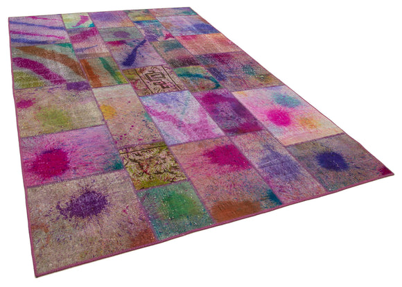 6x10 Multicolor Patchwork Rug - 31355