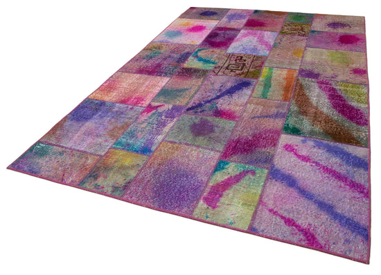 6x10 Multicolor Patchwork Rug - 31355