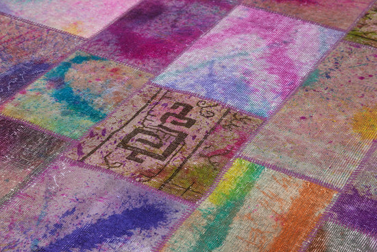6x10 Multicolor Patchwork Rug - 31355