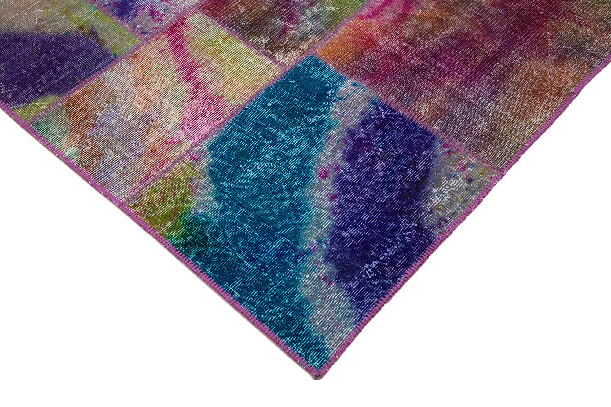 7x10 Multicolor Patchwork Rug - 31357