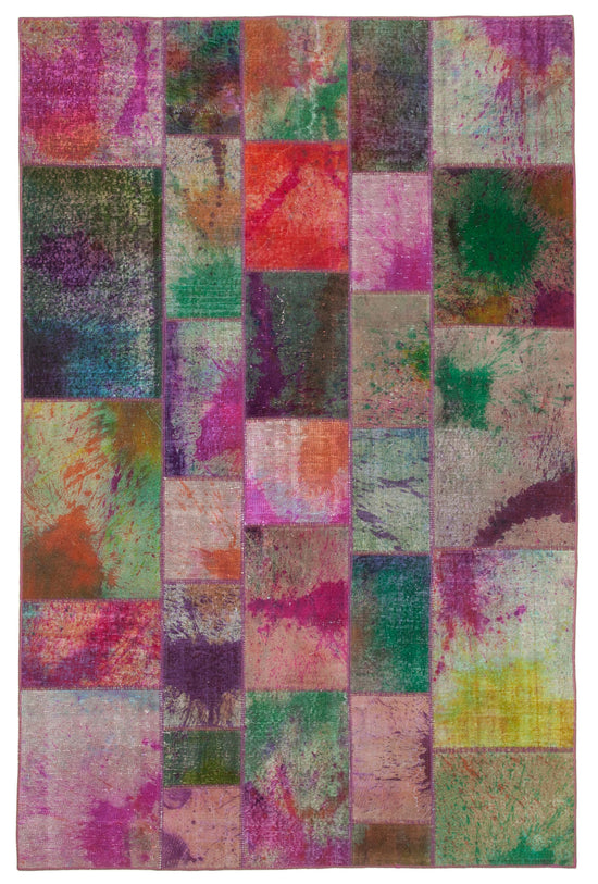 6x10 Multicolor Patchwork Rug - 31363