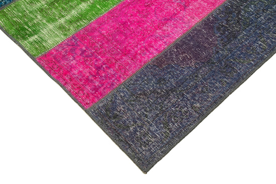 7x10 Multicolor Patchwork Rug - 31366