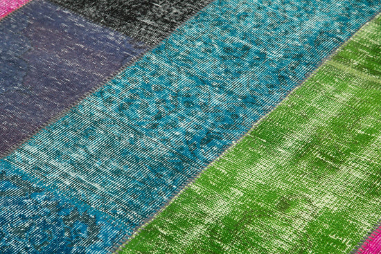 7x10 Multicolor Patchwork Rug - 31366