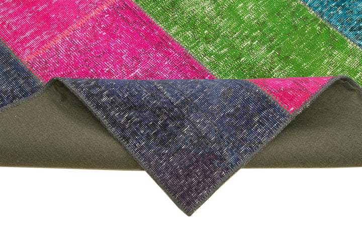 7x10 Multicolor Patchwork Rug - 31366