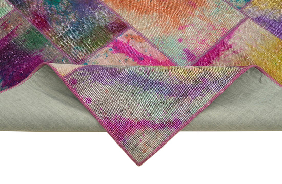 7x10 Multicolor Patchwork Rug - 31367