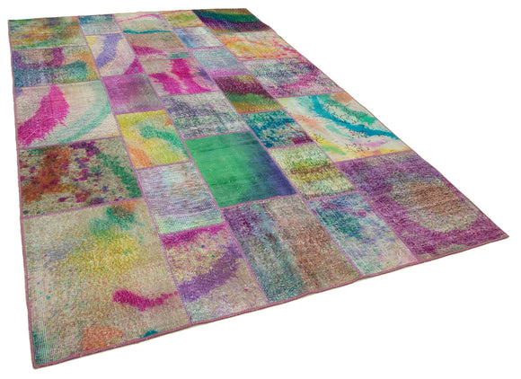 6x10 Multicolor Patchwork Rug - 31376
