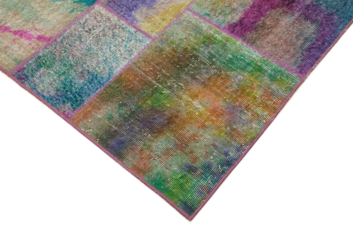 6x10 Multicolor Patchwork Rug - 31376