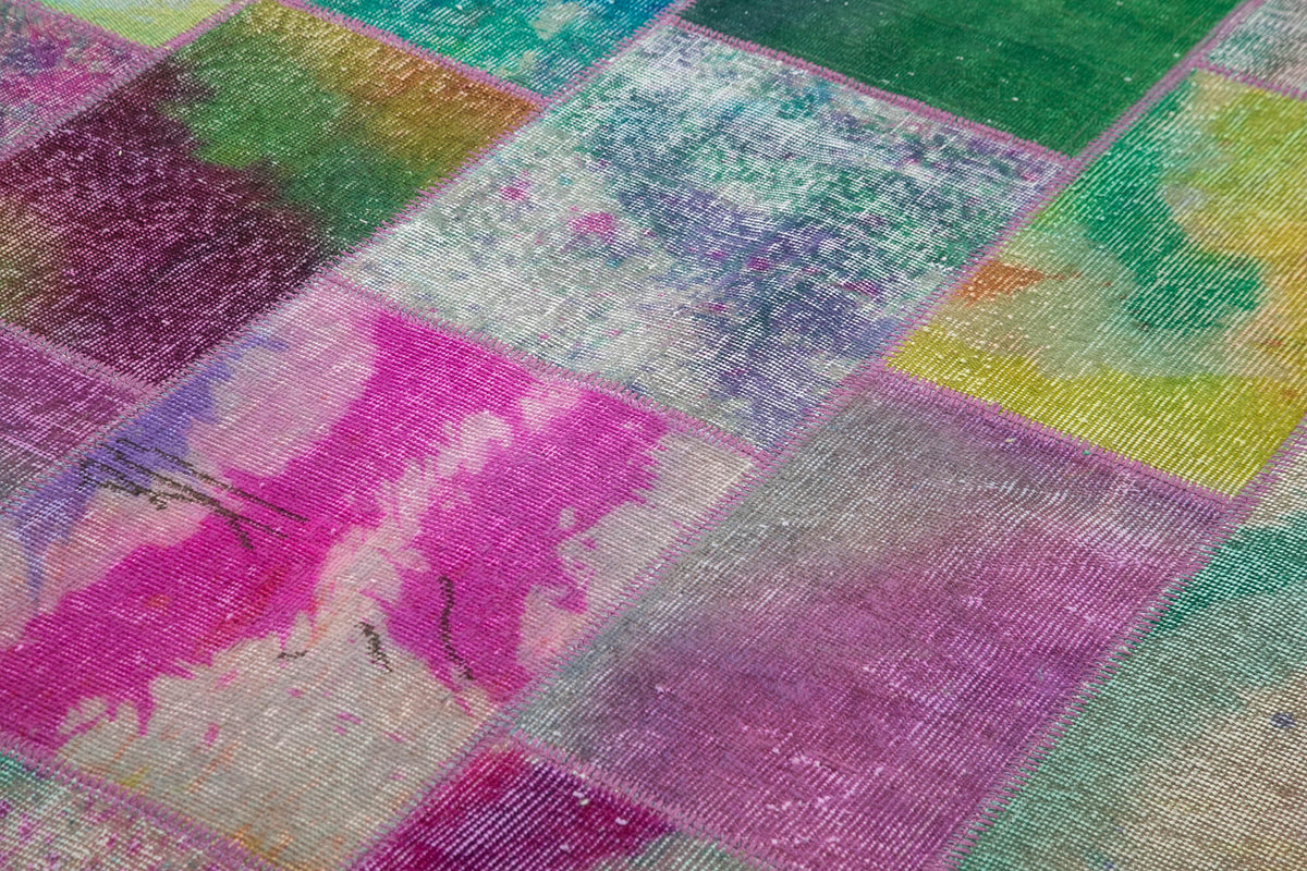 6x10 Multicolor Patchwork Rug - 31376