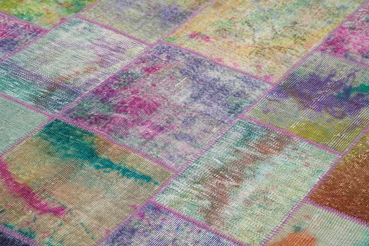 6x10 Multicolor Patchwork Rug - 31377