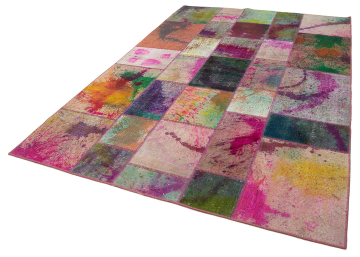 6x10 Multicolor Patchwork Rug - 31378