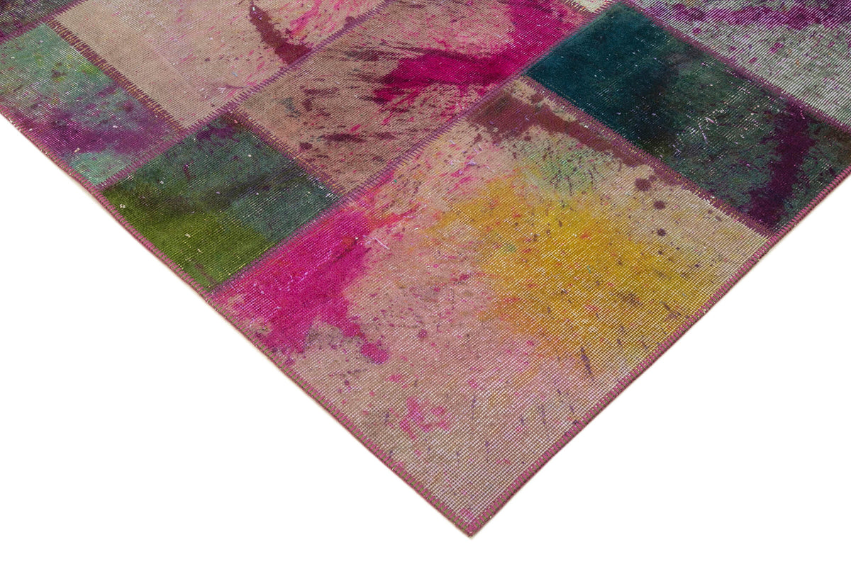 6x10 Multicolor Patchwork Rug - 31378
