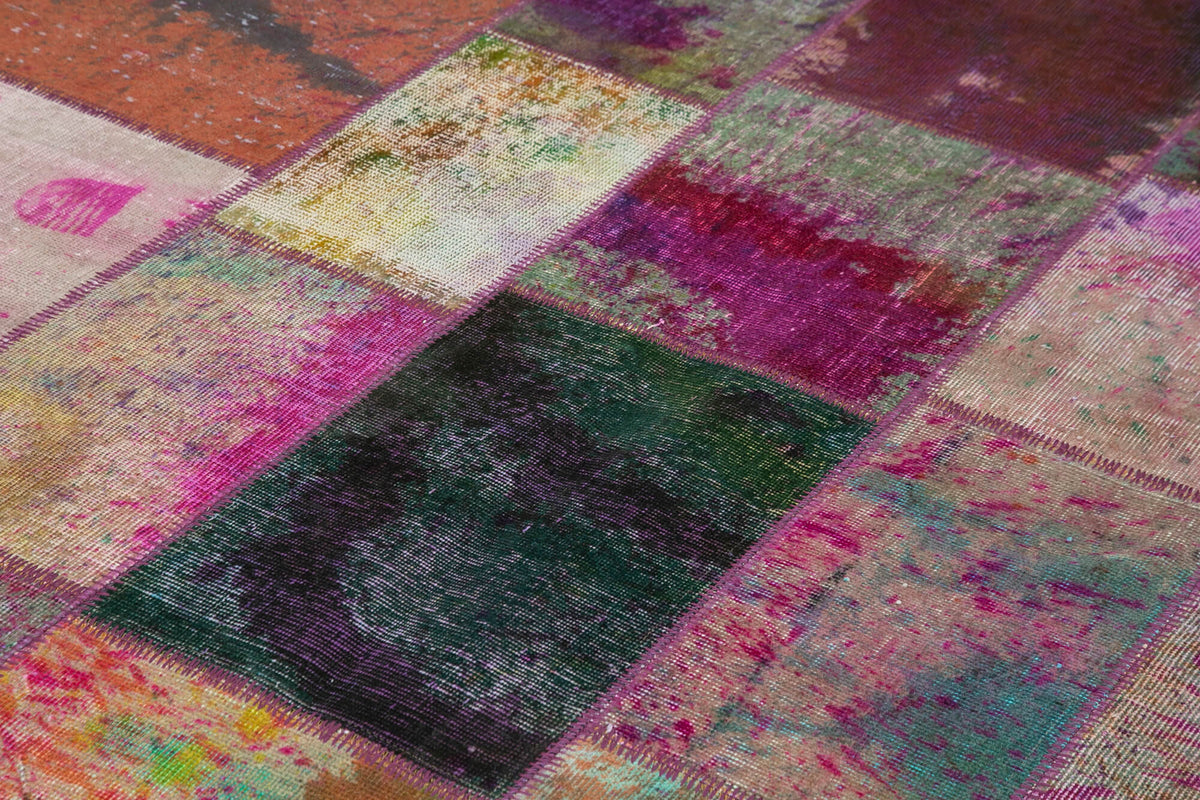 6x10 Multicolor Patchwork Rug - 31378