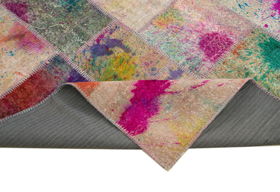 7x10 Multicolor Patchwork Rug - 31383