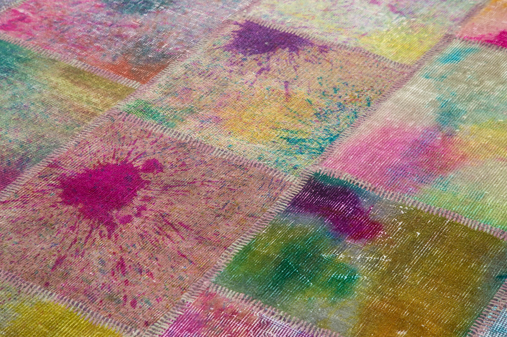 7x10 Multicolor Patchwork Rug - 31394