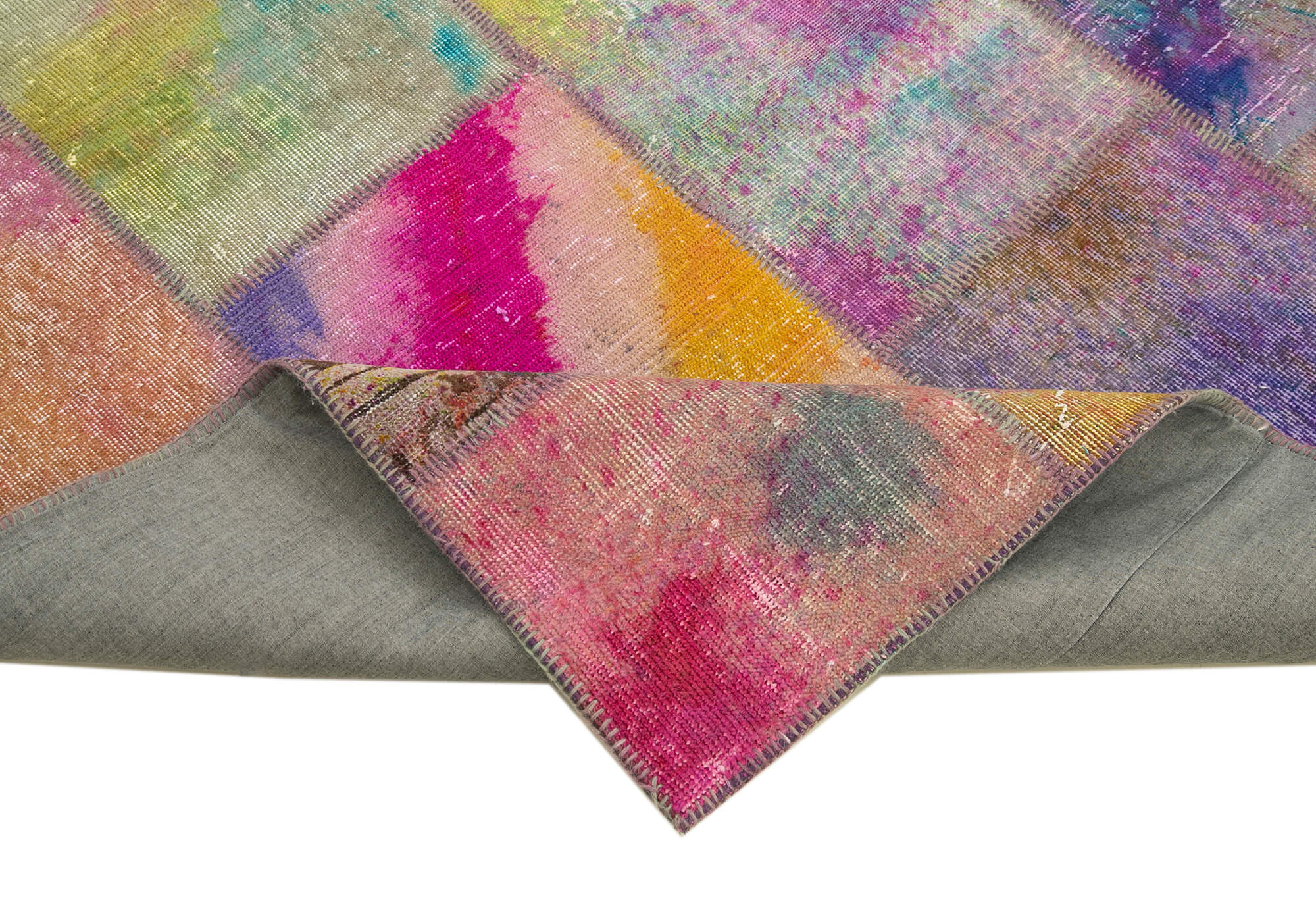 7x10 Multicolor Patchwork Rug - 31394
