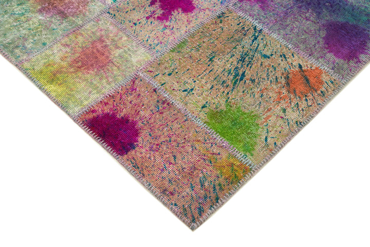 7x10 Multicolor Patchwork Rug - 31402