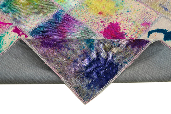 7x10 Multicolor Patchwork Rug - 31402