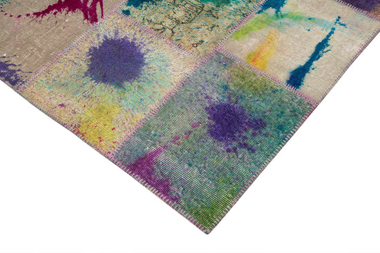7x10 Multicolor Patchwork Rug - 31403