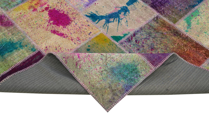 7x10 Multicolor Patchwork Rug - 31403
