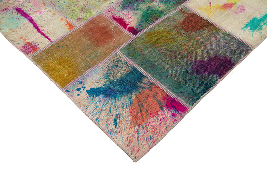 7x10 Multicolor Patchwork Rug - 31406