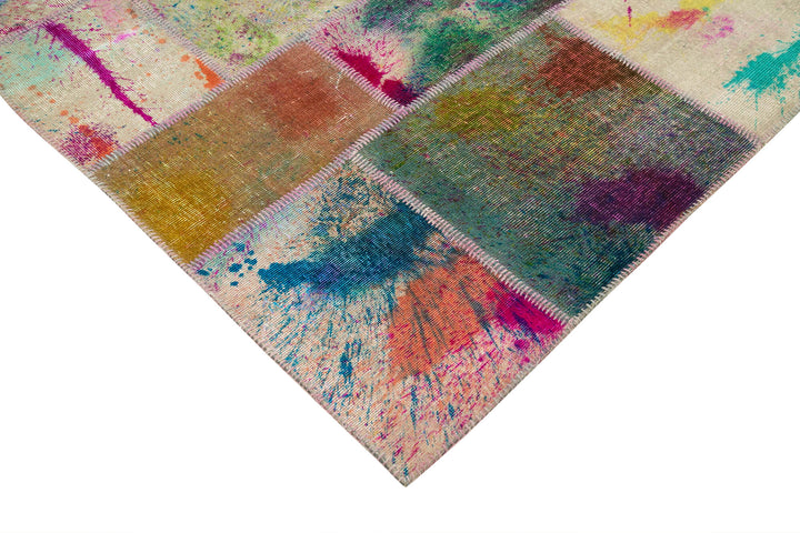 7x10 Multicolor Patchwork Rug - 31406