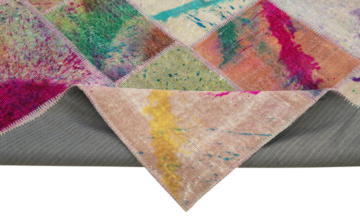 7x10 Multicolor Patchwork Rug - 31406