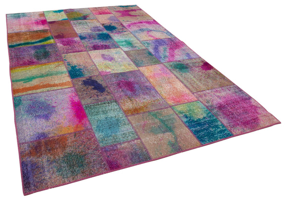 6x10 Multicolor Patchwork Rug - 31413