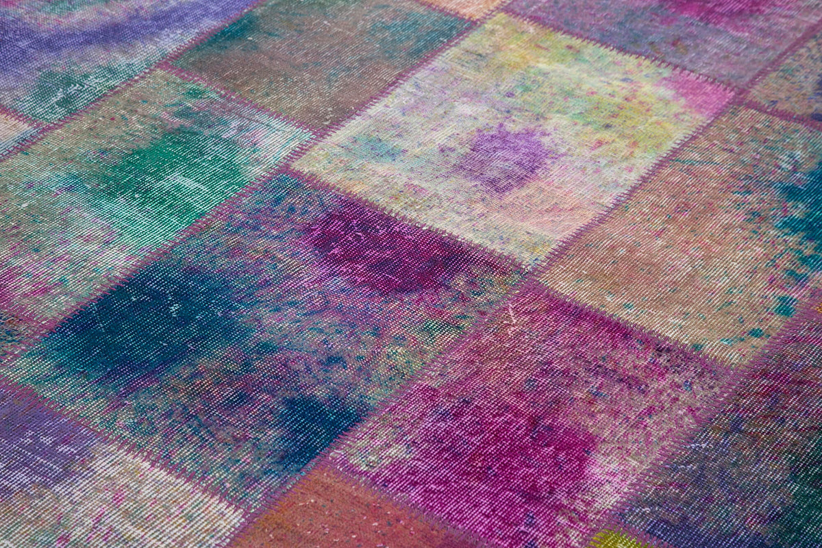 6x10 Multicolor Patchwork Rug - 31413