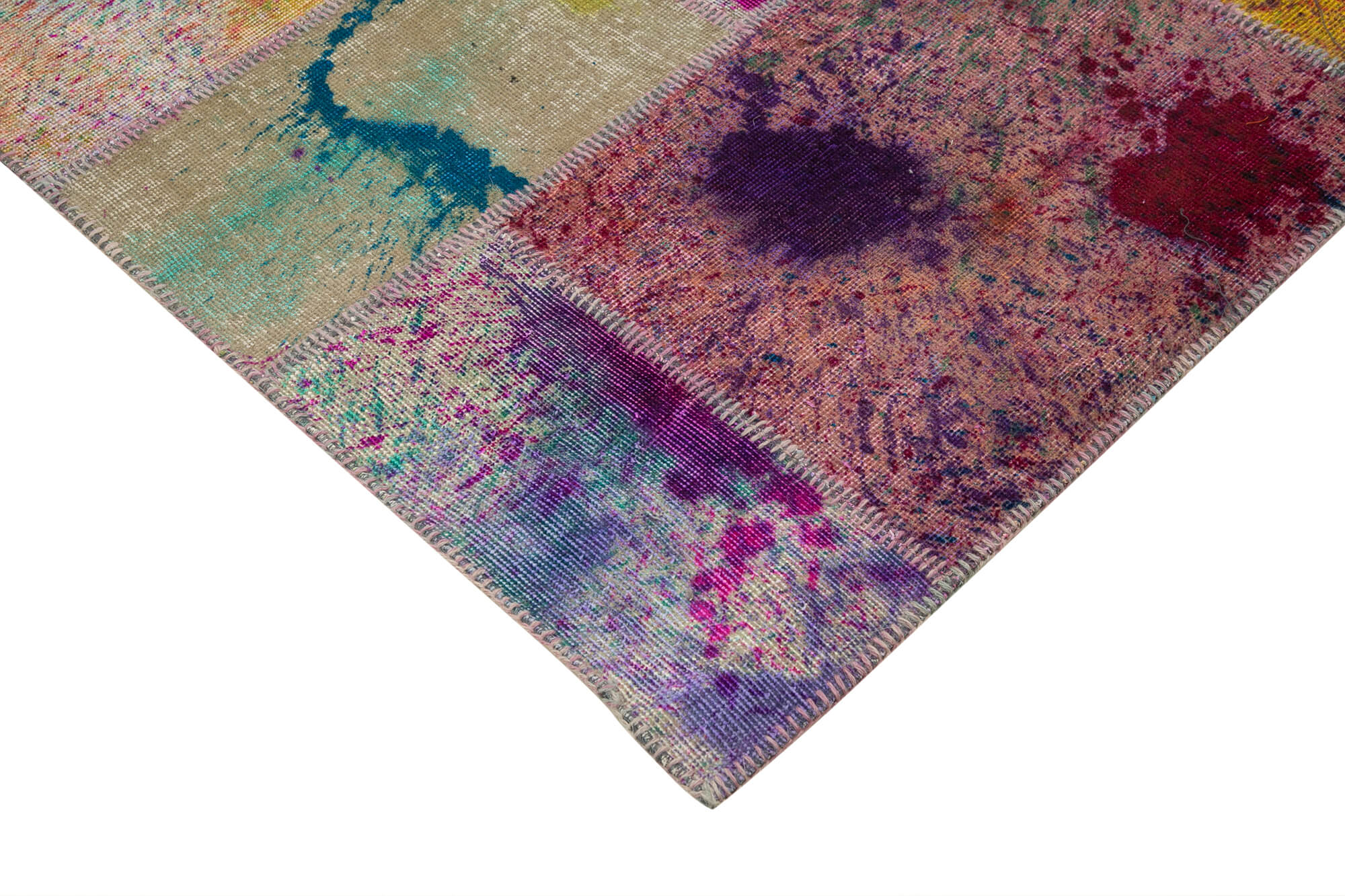 7x10 Multicolor Patchwork Rug - 31425