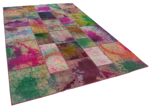 6x10 Multicolor Patchwork Rug - 31429