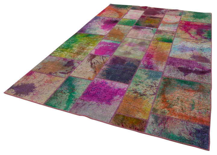 6x10 Multicolor Patchwork Rug - 31429