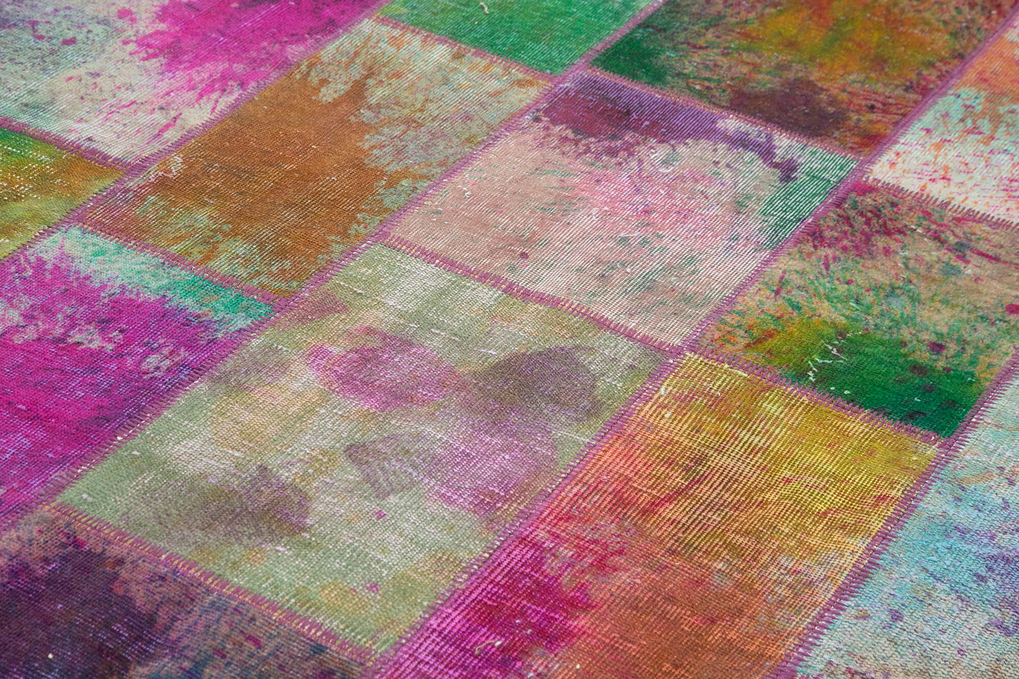 6x10 Multicolor Patchwork Rug - 31429