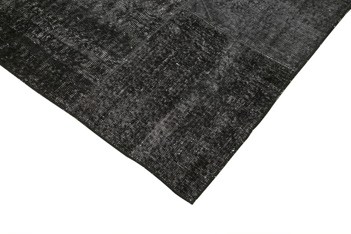 6x10 Black Patchwork Rug - 31438