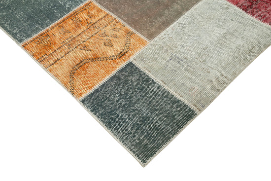 7x10 Multicolor Patchwork Rug - 31443