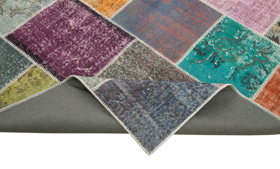 7x10 Multicolor Patchwork Rug - 31443