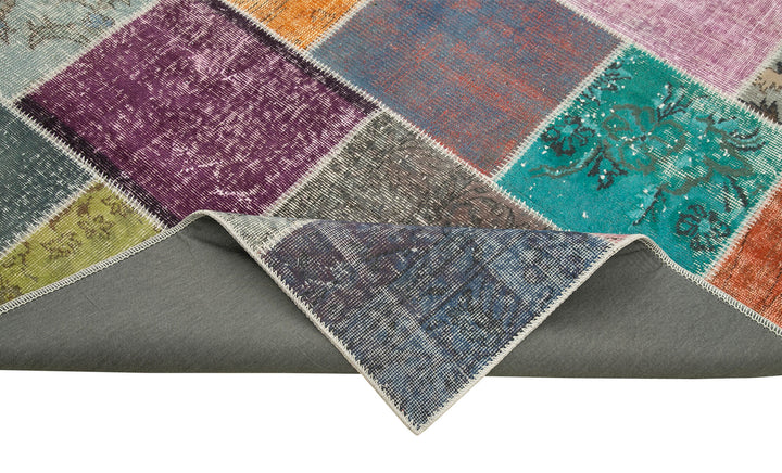 7x10 Multicolor Patchwork Rug - 31443