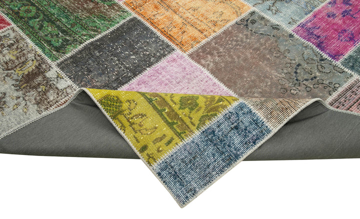 7x10 Multicolor Patchwork Rug - 31444