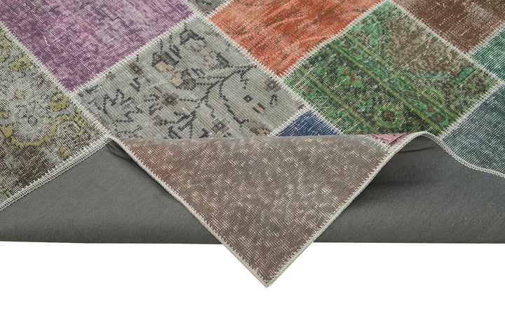 7x10 Multicolor Patchwork Rug - 31445