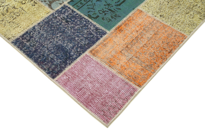 7x10 Multicolor Patchwork Rug - 31466