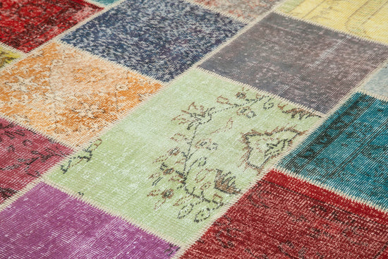 7x10 Multicolor Patchwork Rug - 31466