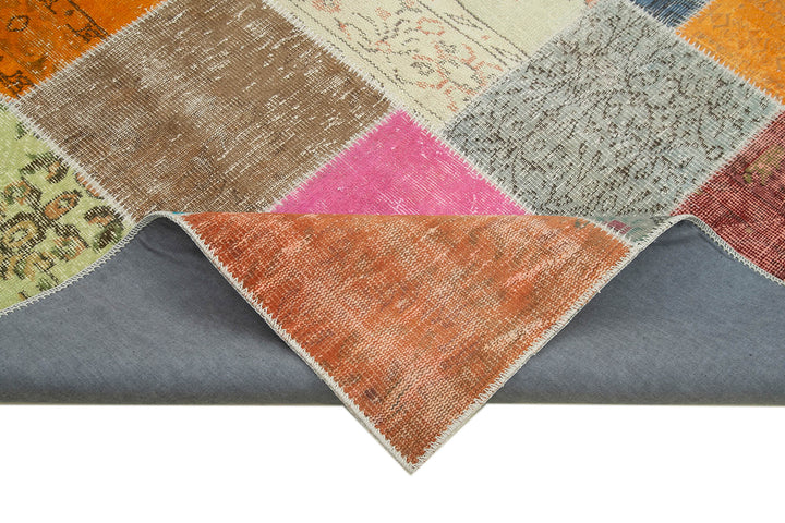 7x10 Multicolor Patchwork Rug - 31471