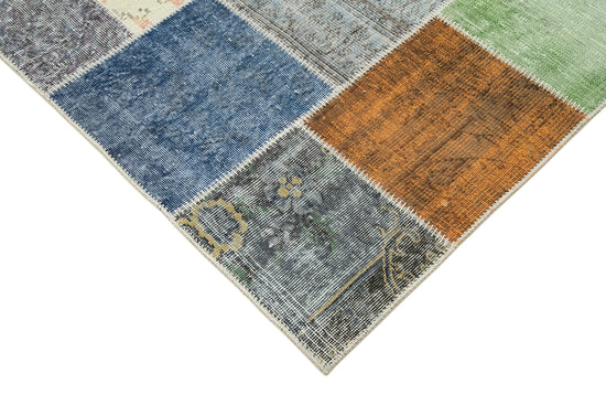 7x10 Multicolor Patchwork Rug - 31478