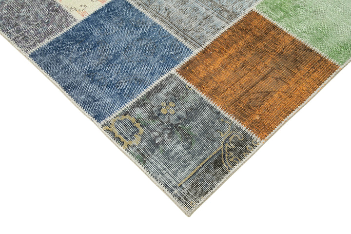 7x10 Multicolor Patchwork Rug - 31478