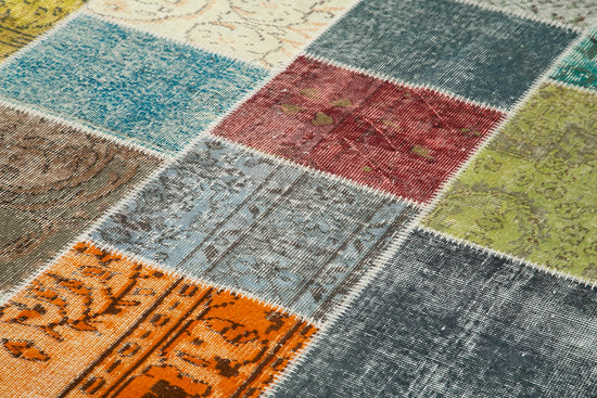 7x10 Multicolor Patchwork Rug - 31483
