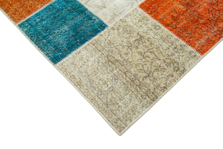 6x10 Multicolor Patchwork Rug - 31484
